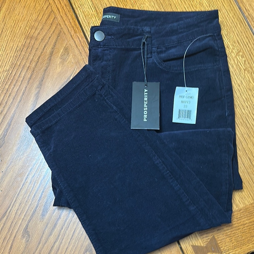 Prosperity NWT Blue Cordiroy Jeans